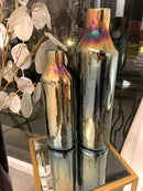 Bottiglia Vetro Perlato Scuro Fatta a Mano [Edizione Limitata!]