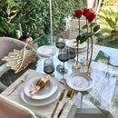 6 Tovagliette Beige decoro Foglie