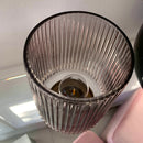 Lampada a Batterie in Vetro SOFFIATO Grigio Perla