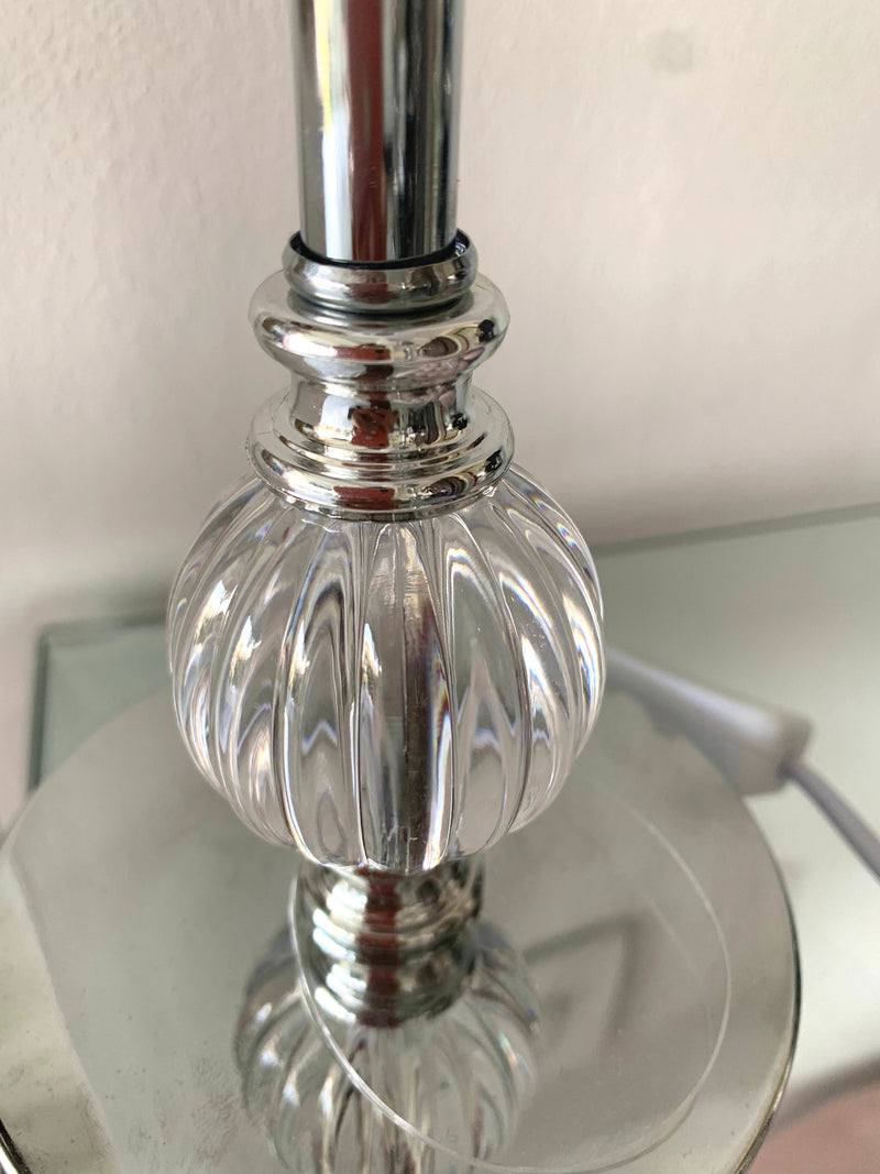 Lampada Cristal Argento e Bianco [Mod. 1]