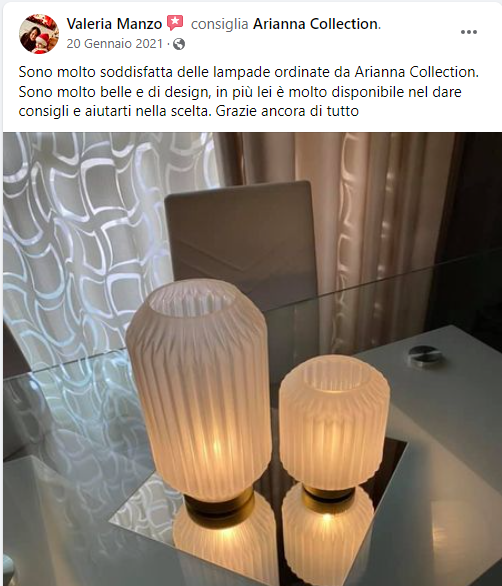 Lampada a Batterie in Vetro SOFFIATO Satinato Fuxia [L]