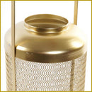 Lanterna in Ferro Battuto verniciato Oro