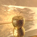 Mela in Ceramica Oro Lucido