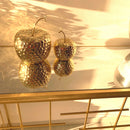 Mela in Ceramica Oro Lucido