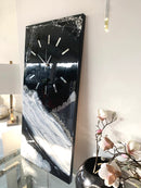 Orologio di Lusso MARMORIZZATO con Argento - 90cm  (Made in Italy)