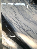 Orologio di Lusso MARMORIZZATO con Argento - 90cm  (Made in Italy)