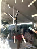 Orologio di Lusso MARMORIZZATO con Argento - 90cm  (Made in Italy)