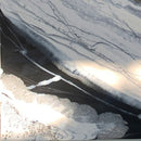 Orologio di Lusso MARMORIZZATO con Argento - 90cm  (Made in Italy)