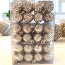 Set 72 Palline Argento 3cm
