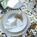 6 Portatovaglioli di Lusso Oro e Brillanti