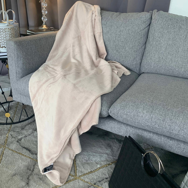 Morbido Plaid Beige 125x150 cm