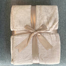 Morbido Plaid Beige 125x150 cm