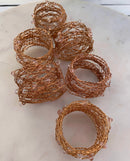 6 Portatovaglioli Rosegold e Brillanti