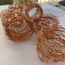 6 Portatovaglioli Rosegold e Brillanti