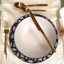 24 Posate Acciaio Inox Color Oro Rosa - Rosegold (Set x 6 persone)