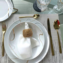 24 Posate Acciaio Inox Oro (Set x 6 persone)