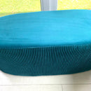 Pouf in Velluto (color Ottanio) - EDIZIONE LIMITATA!