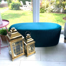 Pouf in Velluto (color Ottanio) - EDIZIONE LIMITATA!