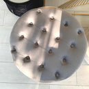 Pouf Capitonnè Contenitore 60 cm GRIGIO PERLA