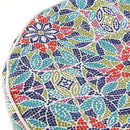 Pouf da Esterno Mosaico Fiori 53cm