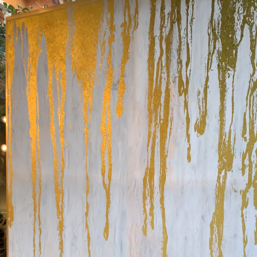 Quadro Cornice Oro e Foglia Oro 100cm