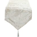 Coppia di Runner Giglio Bianco Perla 35x135 (Mod. 3)