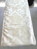 Coppia di Runner Giglio Bianco Perla 35x135 (Mod. 3)