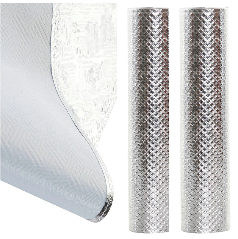 Coppia di Runner Argento 160cm (Decoro.3)