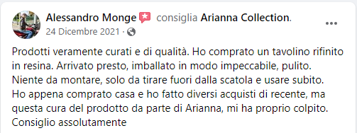 Tavolino Portariviste Marmorizzato Bianco e Oro (Made in Italy)