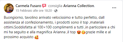 Tavolino Portariviste Marmorizzato Bianco e Oro (Made in Italy)