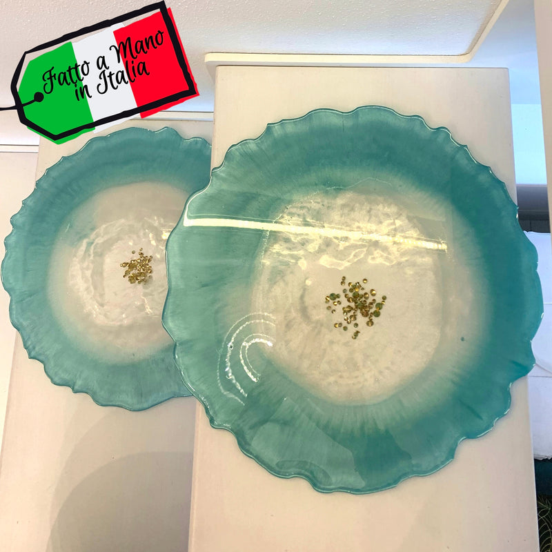 Vassoio Tiffany, Perla e Diamanti Oro  (Made in Italy)