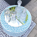 Vassoio Specchio Rotondo 40 cm Con Bordo Bisellato